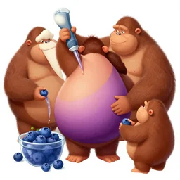 the oompa loompas squeezing violet beauregard to get all the blueberry juice out of her to turn her back into a human