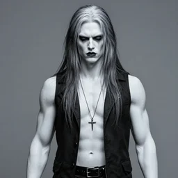 shade the changing man, white porcelain skin, realistic photo, badass, death metal, masterpiece, unsettling, 8 k realistic photograph