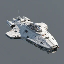 a 3 d render of a spaceship, bryce 3 d