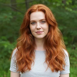 if mother nature was a real female with ginger hair