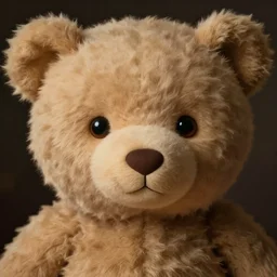 ( ( ( teddy bear ) ) ) with human eyes!!!