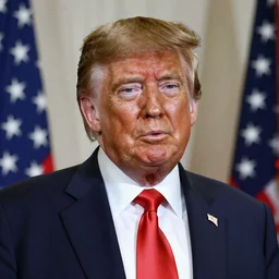 a full portrait of donald trump