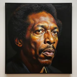 miles davis portrait, art work at moma