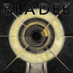 bladee album cover made by Zdzisław Beksiński