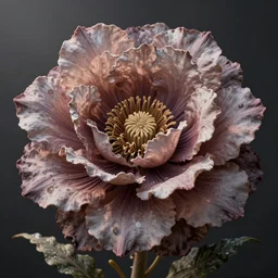 grotesque flower, ultradetailed, photorealistic details, full frame, trending artstation