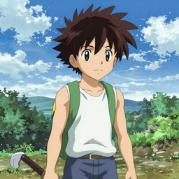 gurren lagann in a still from the movie district 9 ( 2 0 0 9 ) directed, by neill blomkamp, post processed