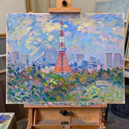 tokyo anime scenery, very anime scenery in impressionist style, anime trending artwork, anime painter studio, by claude monet