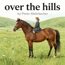 over the hills, by peter mohrbacher, dream as a horse, jeremy man, francoise nielly, van gogh, ross tran, beautiful, award winning scenery