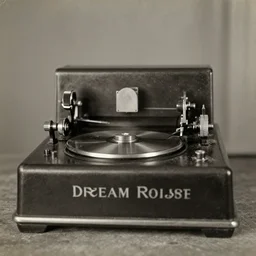 vintage photograph of a dream recording machine