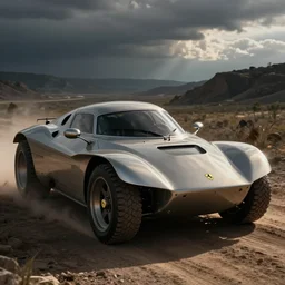 a stunning concept art of a ferrari retrofuturist tank, by ferrari, artstation