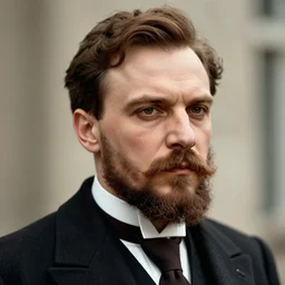 hyper detailed portrait of young lenin by richard avedon, color, dslr
