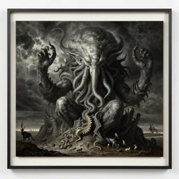 photographic cthulhu by heironymus bosch and joel peter witkin