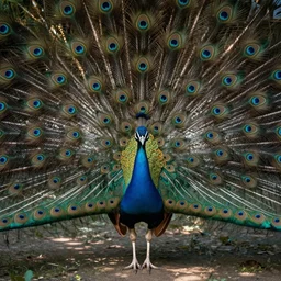 the vision of the universal peacock by brom, symbolist, visionary