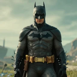 Film still of Batman, from The Legend of Zelda: Breath of the Wild (2017 video game)