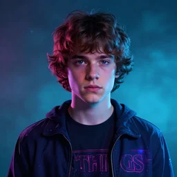 dustin from stranger things. Late Teen. Craig Mullins. Portrait. Techno wizard. featured on artstation