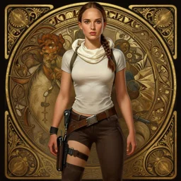 ultra realistic illustration, full body young natalie portman as lara croft, intricate, elegant, highly detailed, digital painting, artstation, concept art, smooth, sharp focus, illustration, art by artgerm and greg rutkowski and alphonse mucha