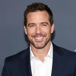 photograph of anthony starr smiling