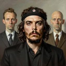 Stalin with Evil face, highly detailed, very coherent, painted by Francis Bacon and Edward Hopper, Wayne Barlowe, painted by James Gilleard, surrealism, airbrush,  art by JamesJean
