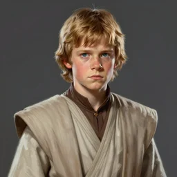 star wars portrait of a young man by greg rutkowski, ben sywalker, he is about 1 6 years old, thousand meter stare, wearing jedi robes, highly detailed portrait, scifi, digital painting, artstation, concept art, smooth, sharp foccus ilustration, artstation hq.