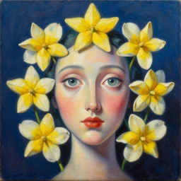 intricate five star buttercup dream by pablo picasso, oil on canvas, hdr, high detail, photo realistic, hyperrealism, matte finish, high contrast, 3 d depth, centered, masterpiece, vivid and vibrant colors, enhanced light effect, enhanced eye detail, artstationhd