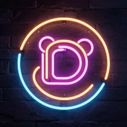 neon sign album art