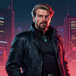 cyberpunk joseph stalin, cybernetics, sharp lines, digital, artstation, colored in