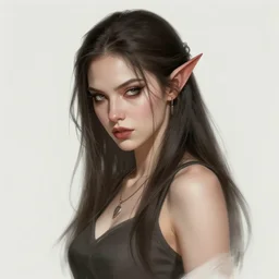 the portrait of neutral evil barbarian vagabond as absurdly beautiful, conniving, elegant, jaded, woman, an ultrafine hyperdetailed illustration by kim jung gi, irakli nadar, intricate linework, bright colors, octopath traveler, final fantasy, unreal engine 5 highly rendered, global illumination, radiant light, detailed and intricate environment
