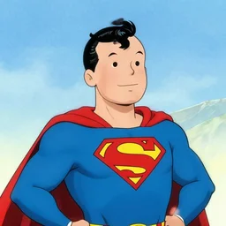 superman, tintin in tibet