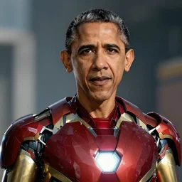 Barack Obama as Ironman