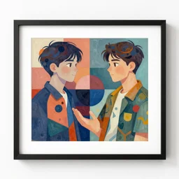 sakimi, james jean, wlop art print, expert composition
