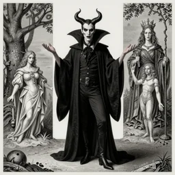 full color hd photo of mephistopheles, octane render 4 k, by annie liebovitz, hieronymus bosch, joel peter witkin, gustave dore,