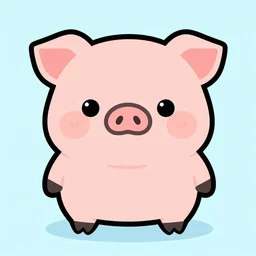 cute adorable pig pixel art, trending on artstation, deviantart, pixiv