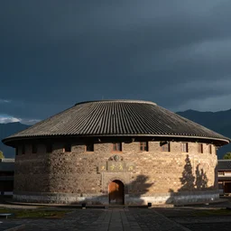 ancient round temple, yunnan