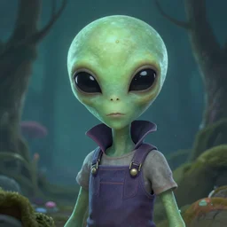 an alien girl
