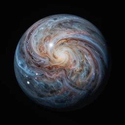 the observable universe in a marble