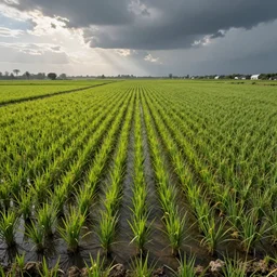 photo, Zombie Planting Rice in a paddy field.