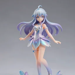 james jean isolated magical girl vinyl figure, figure photography, holographic undertones, anime stylized, accurate fictional proportions, glitter accents on figure high detail, ethereal lighting sigma 8 5 mm f _ 8
