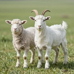 lamb and goat fused as one