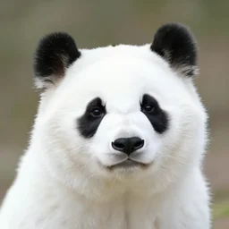 a closeup photorealistic photograph of japanese spitz in the style of a panda on the beach at sunset. this 4 k hd image is trending on artstation, featured on behance, well - rendered, extra crisp, features intricate detail and the style of unreal engine. golden hour