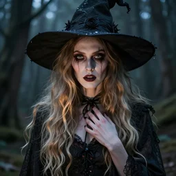 an unsettling encounter with a creepy witch
