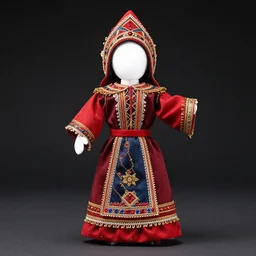 Rag doll Russian puppets no face baba yaga