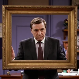 boris yeltsin in friends sitcom, movie frame