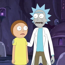 rick and morty on rick's secret planet