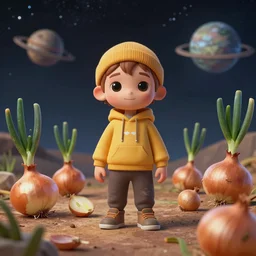 a favourite nephew on an alien planet where a humanoid species are evolved from onions