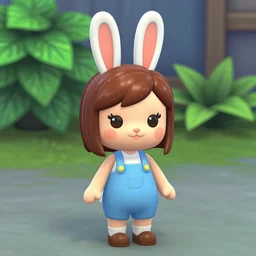 chibi bunny girl in the sims 3
