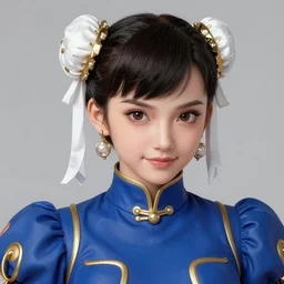 A semi realistic anime portrait of Chun li, by Stanley Artgerm Lau, WLOP, Rossdraws, James Jean, Andrei Riabovitchev, Marc Simonetti, and Sakimichan, tranding on artstation, SFW version