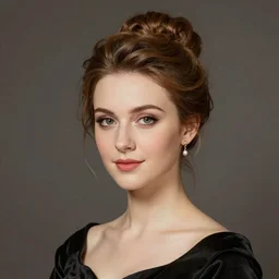 a portrait of an elegant lady, caricature