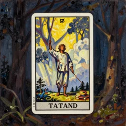 the world, tarot card, oil Painting by James gurney