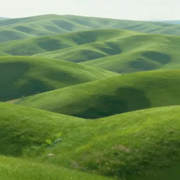 beautiful green rolling hills, by jeremy mann, by greg rutkowski, by noah bradley, digital painting