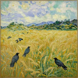 wheat field with crows, one of van gogh's last paintings